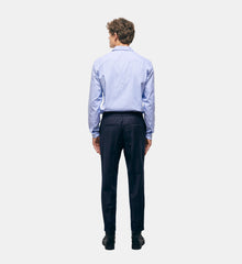 Wool Suit Pants | Men | Navy Blue