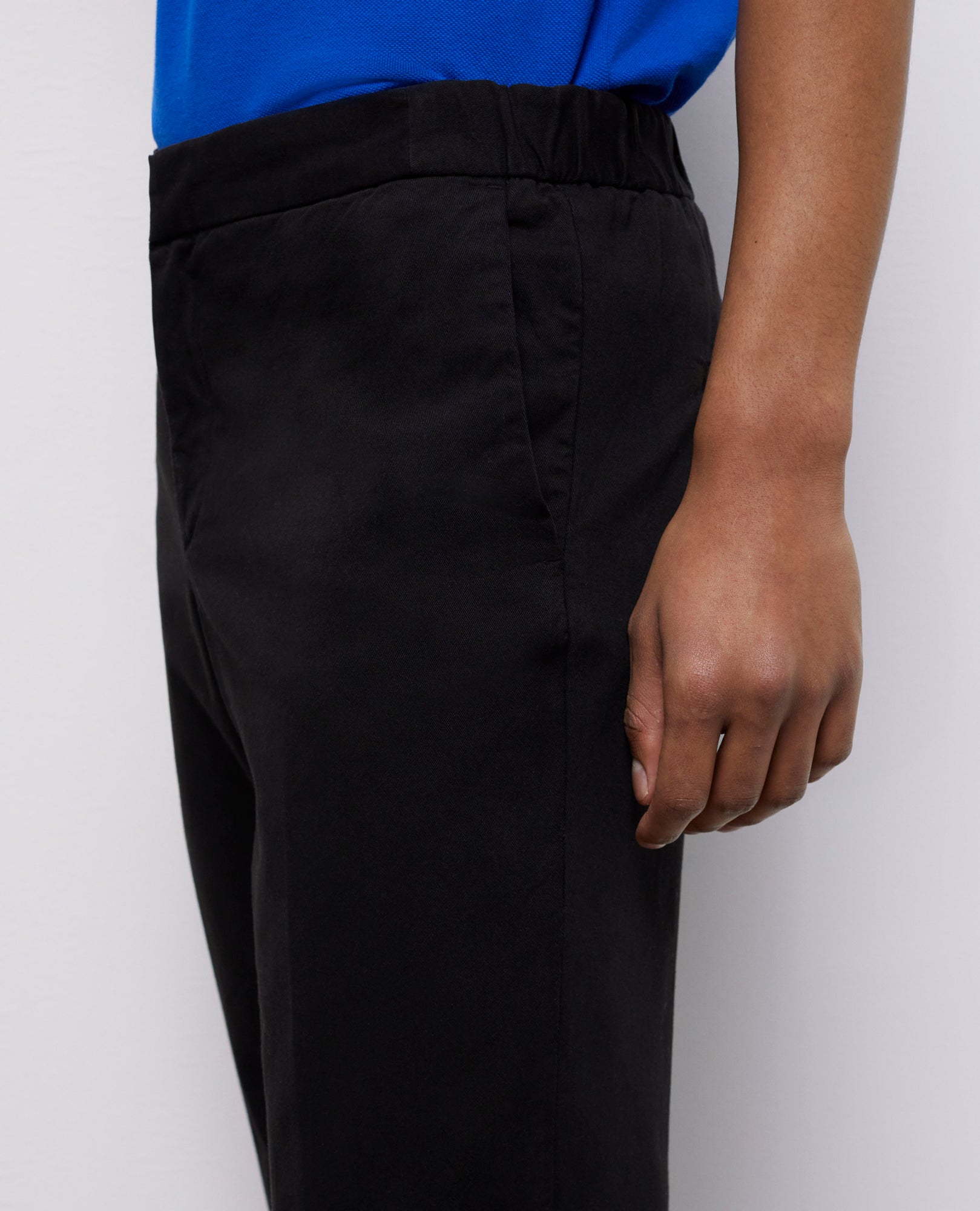 Straight-Cut Pants | Men | Black