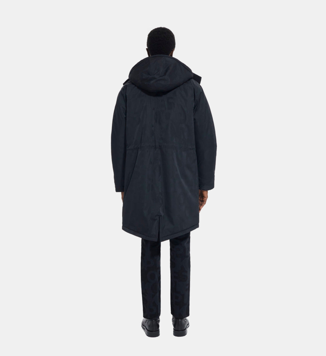 The Kooples Logo Parka | Men | Black