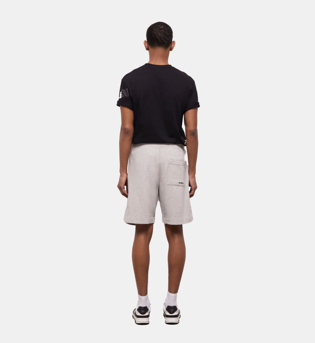 Light Gray Fleece Shorts | Men | Gris Clair