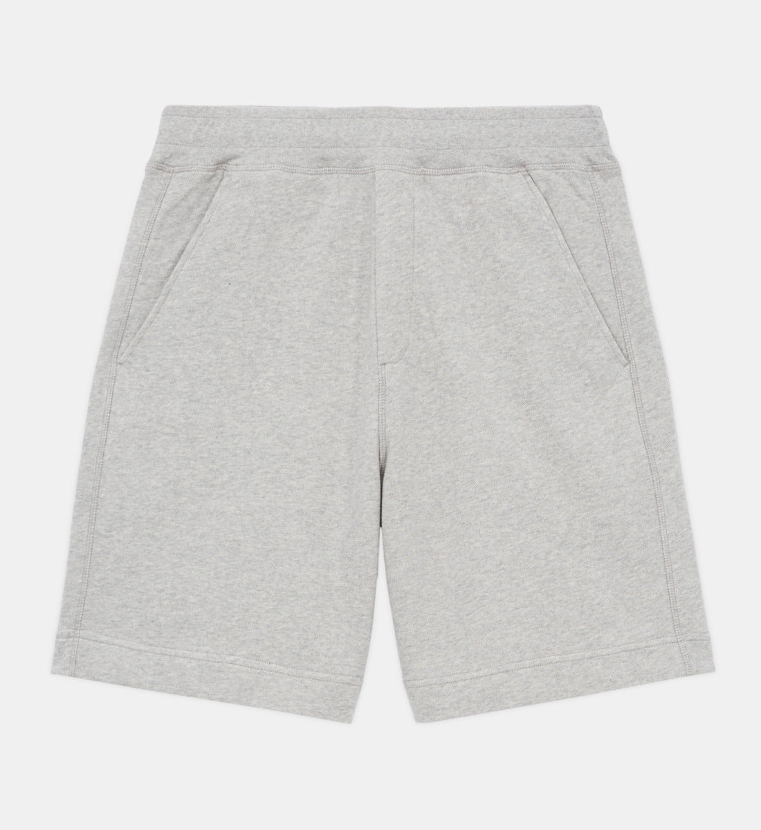 Light Gray Fleece Shorts | Men | Gris Clair