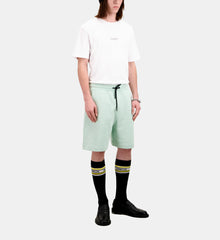 Green Cotton Shorts | Men | Ocean