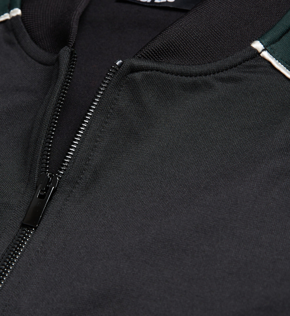 Two-Tone Zipped Sweatshirt | Men | Vert Bouteille