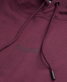 Burgundy Hoodie With Logo | Men | Bordeaux