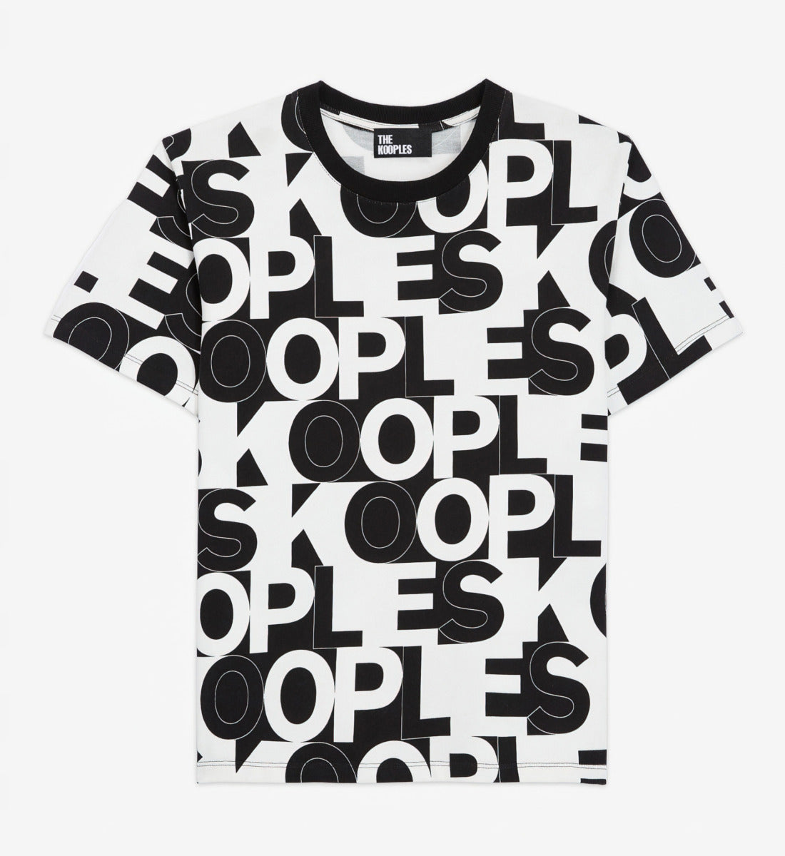 The Kooples Logo T-Shirt | Men | Black x White