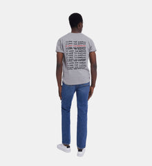 I Love Kooples Gray T-Shirt | Men | Grey Melange