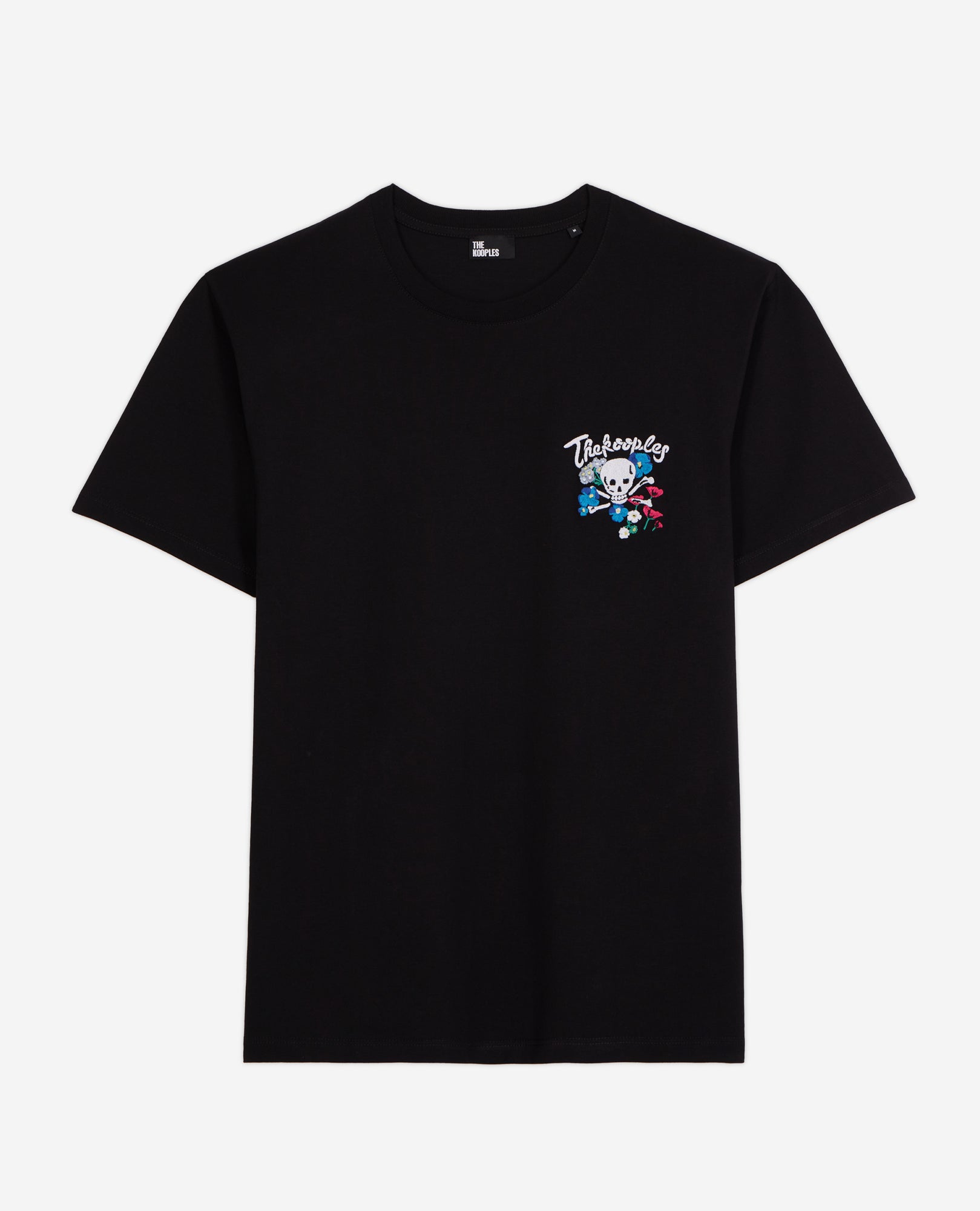 T-Shirt With Embroidery | Men | Black