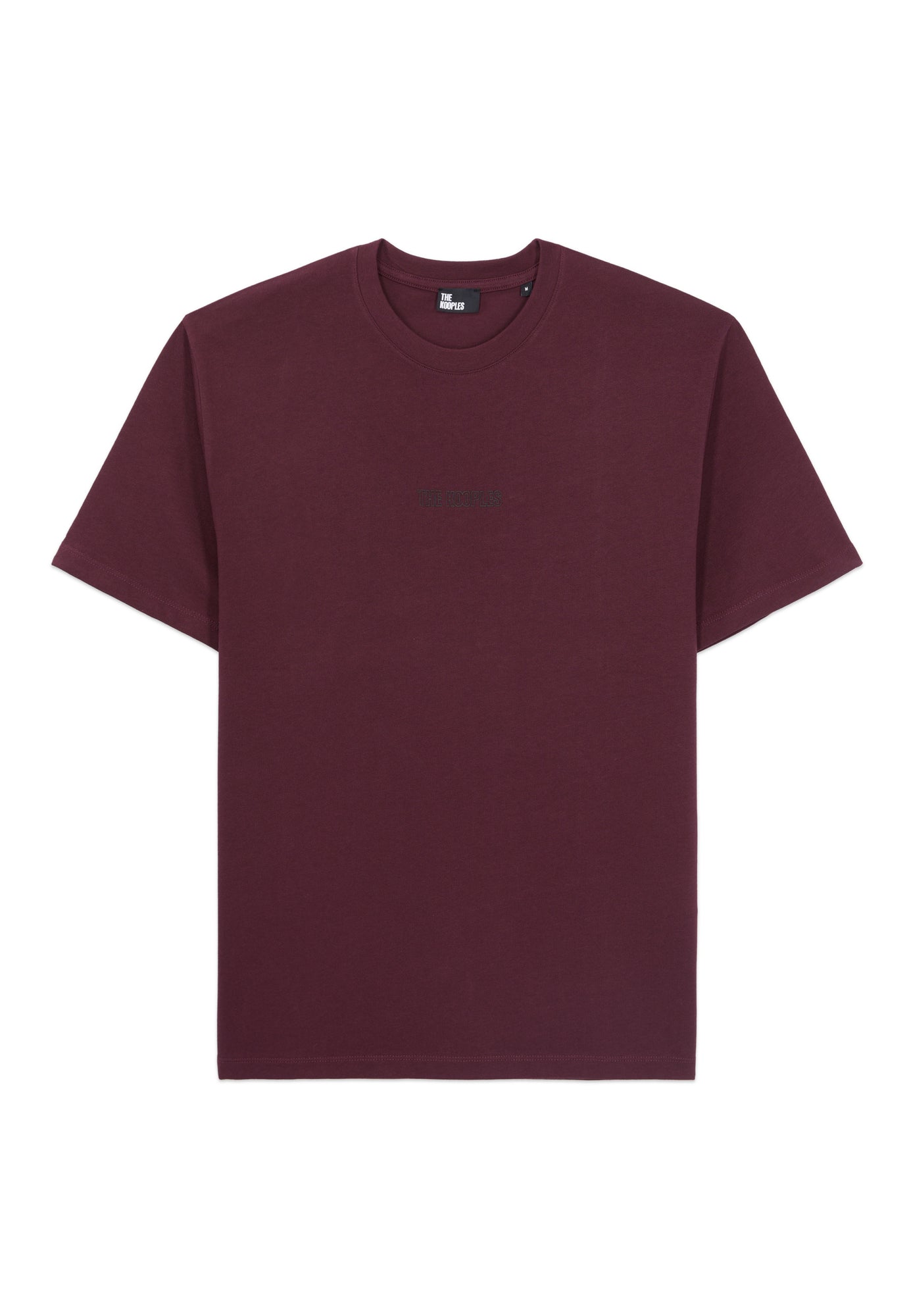 Burgundy T-Shirt With Logo | Men | Bordeaux