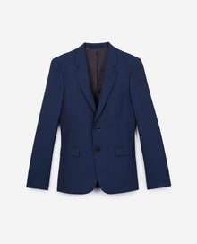 Deep Wool Suit Jacket | Men | Blue