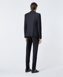 Fitted Tuxedo Jacket In Wool | Men | Black