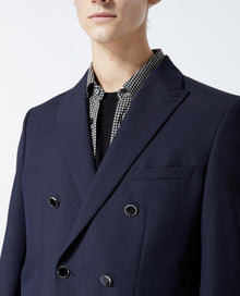 Wool Jacket | Men | Navy Blue