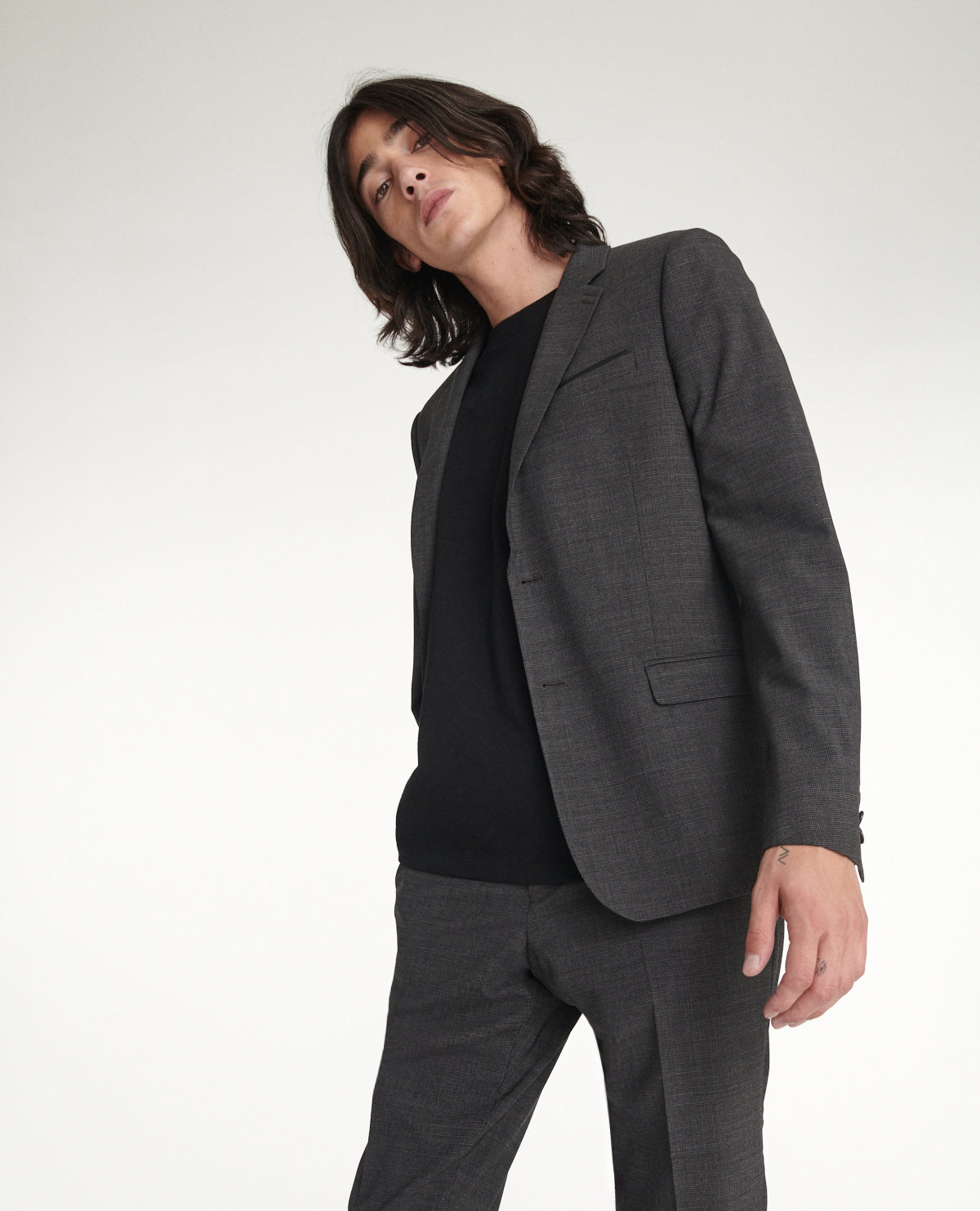 Wool Suit Jacket Grey | Men | Anthracite