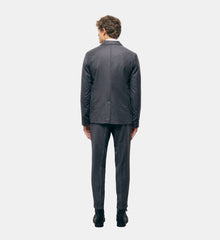 Gray Wool Suit Jacket | Men | Grey