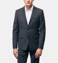 Wool Suit Jacket | Men | Black