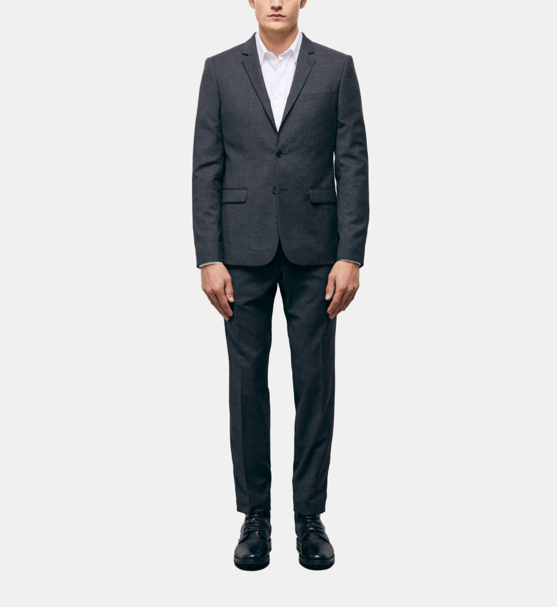 Wool Suit Jacket | Men | Black