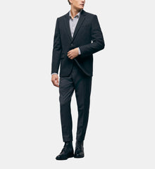 Gray Wool Suit Jacket | Men | Dark Grey