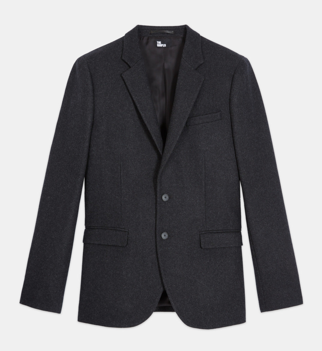 Gray Wool Suit Jacket | Men | Dark Grey