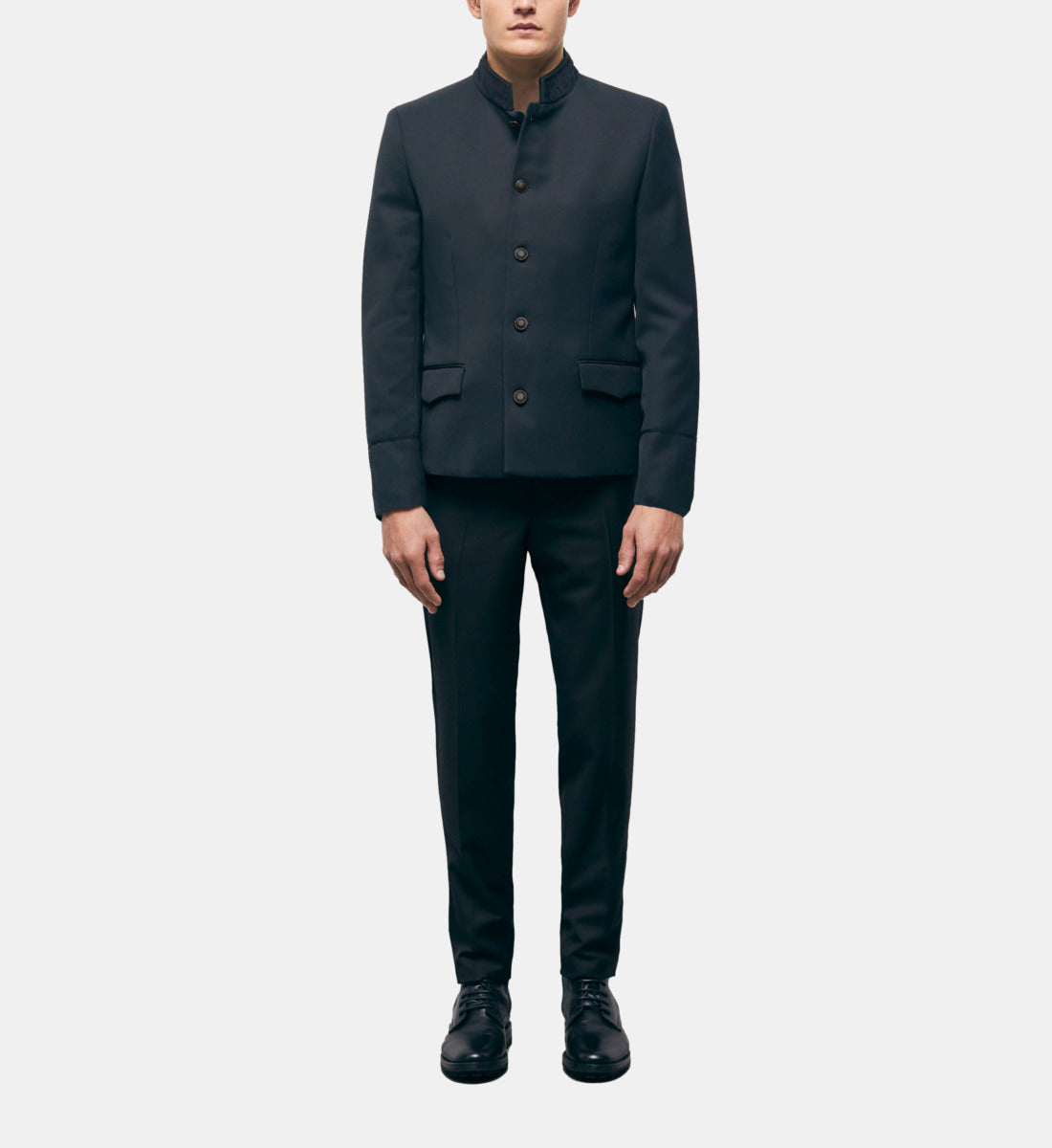 Wool Suit Jacket | Men | Black