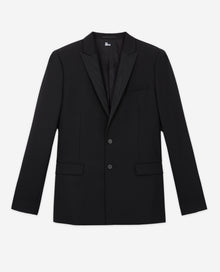 Wool Suit Jacket | Men | Black