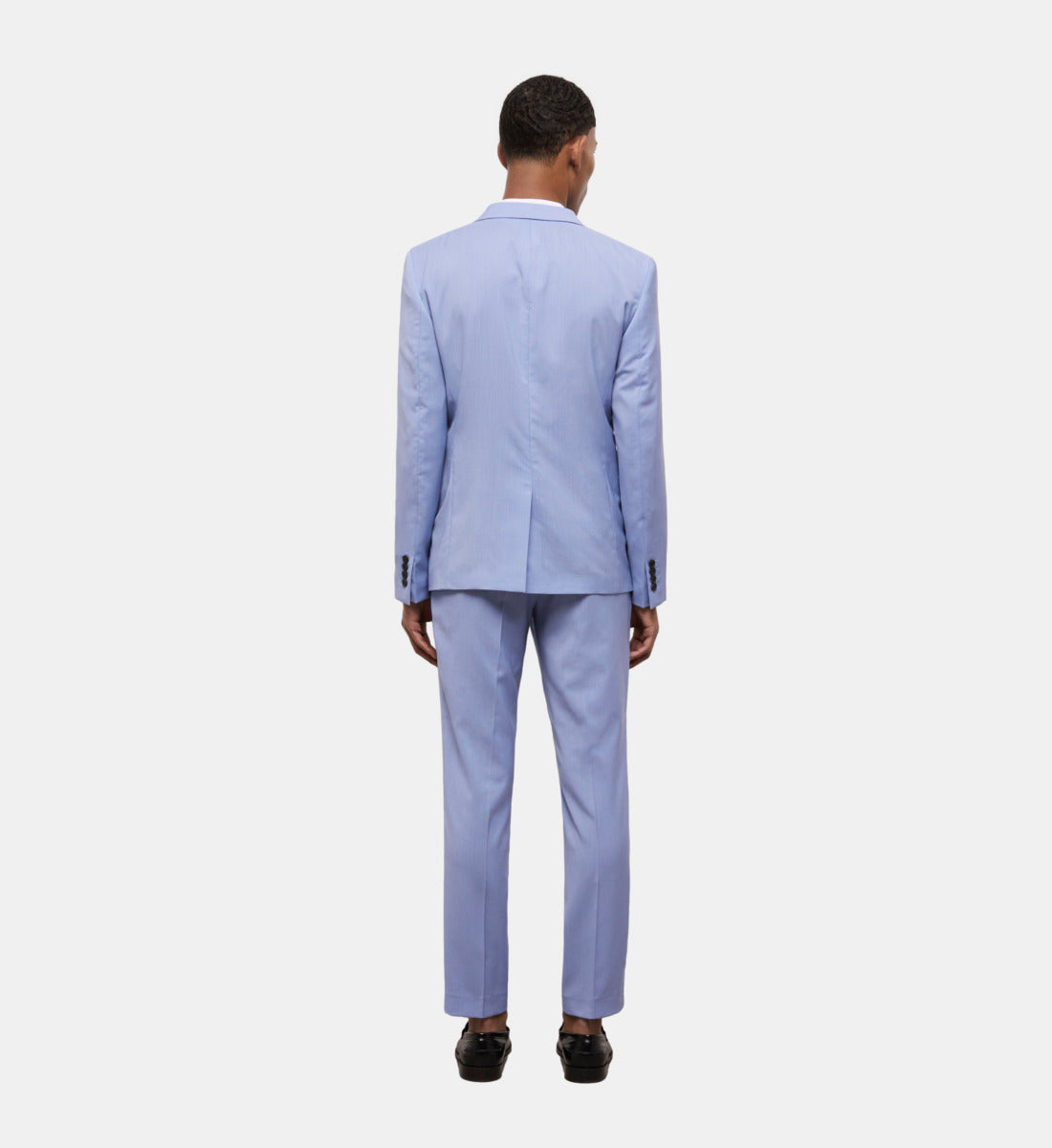 End-On-End Wool Suit Jacket | Men | Light Blue