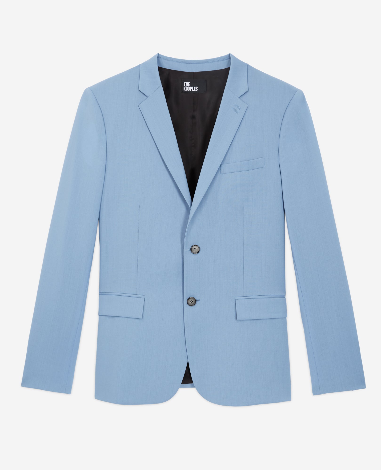 End-On-End Wool Suit Jacket | Men | Light Blue