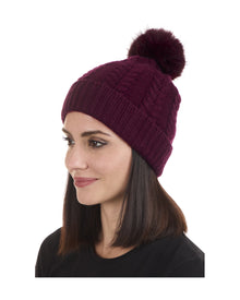 Sofia Cashmere | Women | Women's Hat | Burgundy