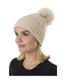 Amicale Cashmere | Women | Women's Hat | Oatmeal