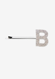 Rhinestone Alphabet Hair Clip - Retrofete