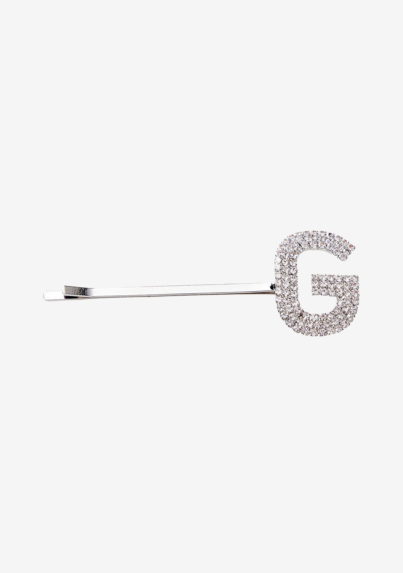 Rhinestone Alphabet Hair Clip - Retrofete