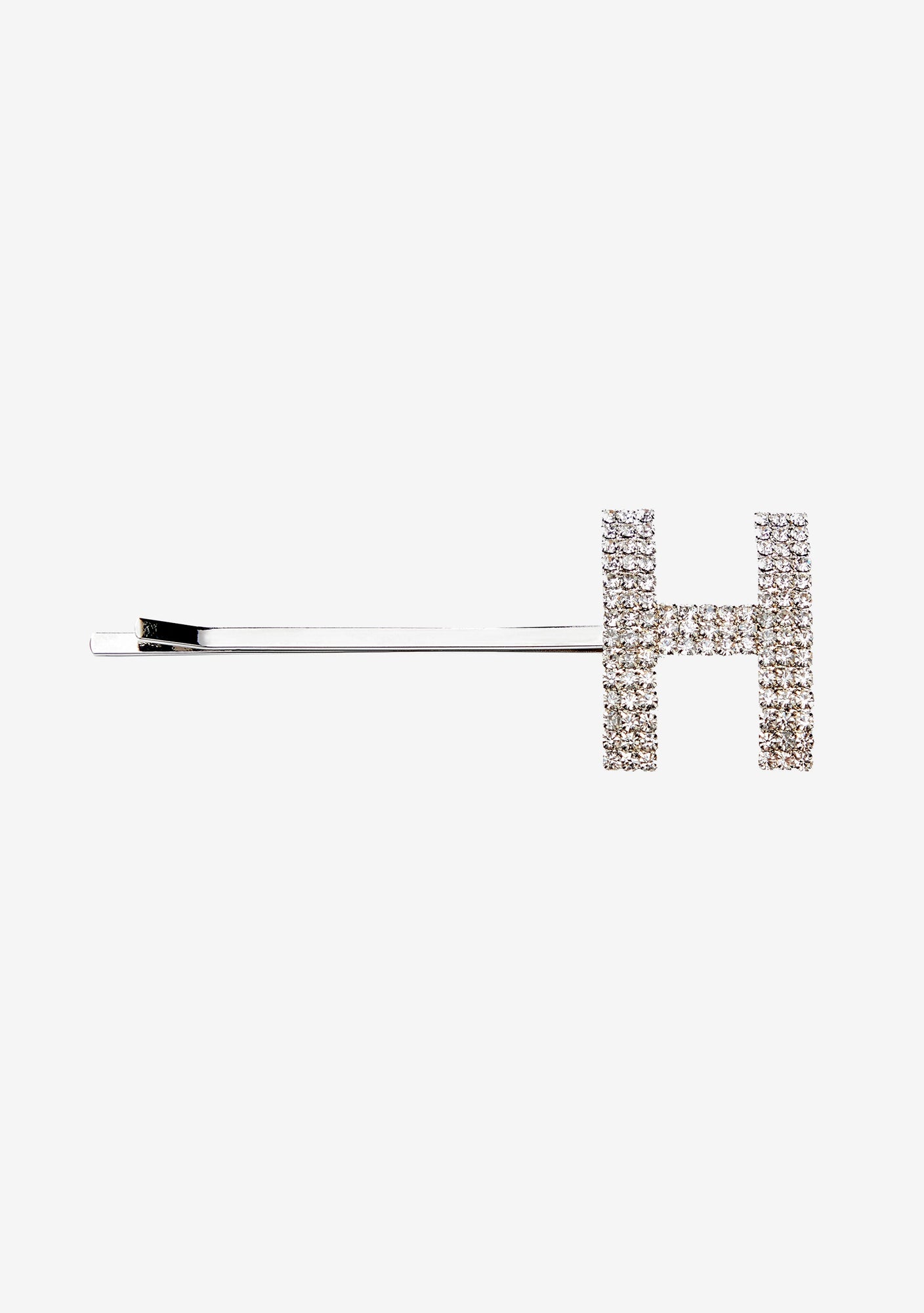 Rhinestone Alphabet Hair Clip - Retrofete