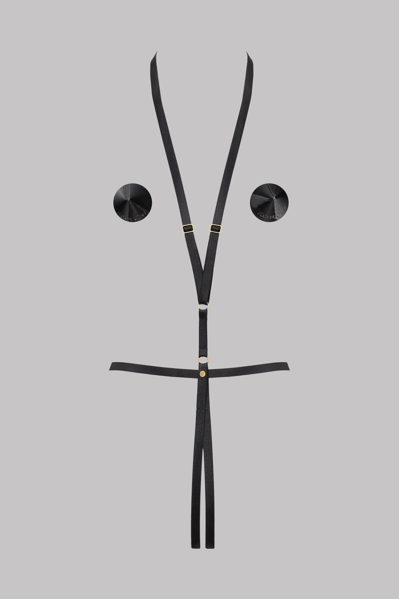 Harness & Nipple covers - Jeux Magnétiques | Black