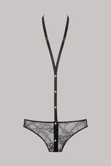 Panty with harness - Jeux Magnétiques | Black