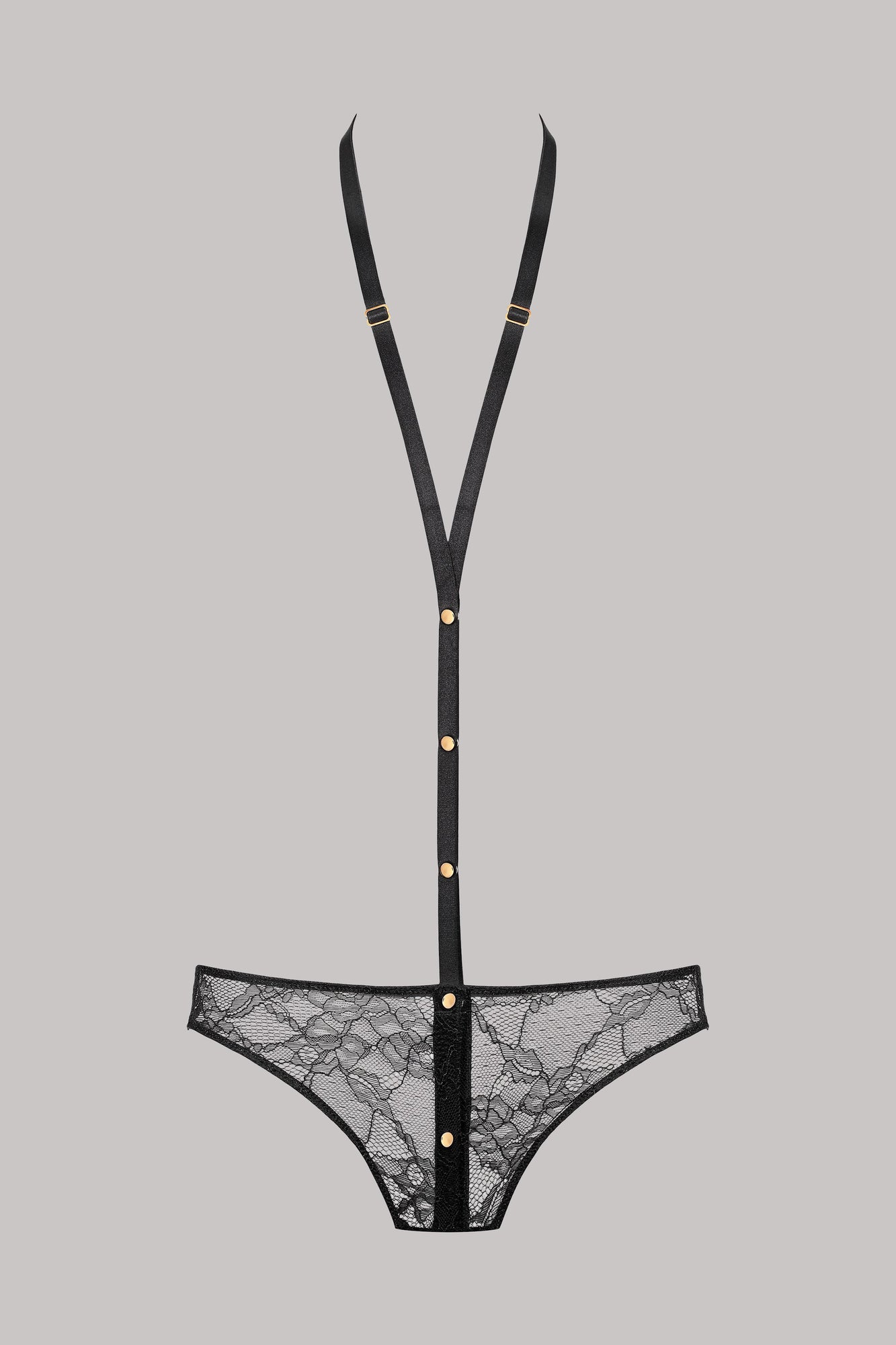 Panty with harness - Jeux Magnétiques | Black