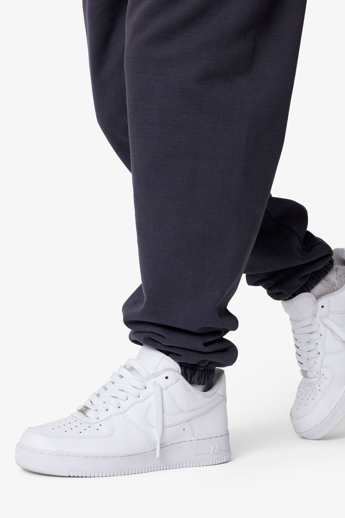 Heavy Basic Sweatpants | Washed Black