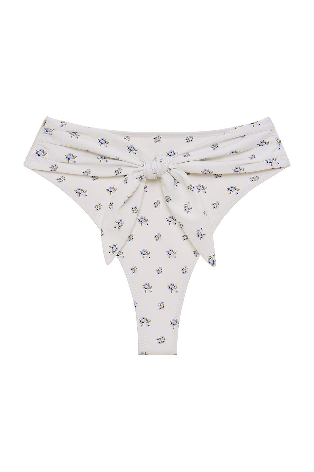 Paula Tie Up Bikini Bottom | Heidi Floral