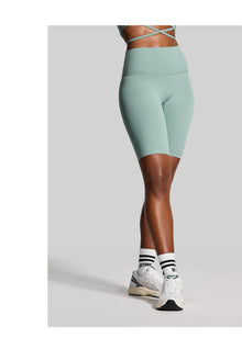 High-Waisted Bike Shorts | Fresh Green