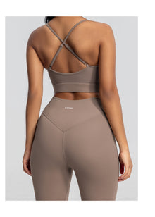High-Waisted Stretch Performance Leggings | Cocoa