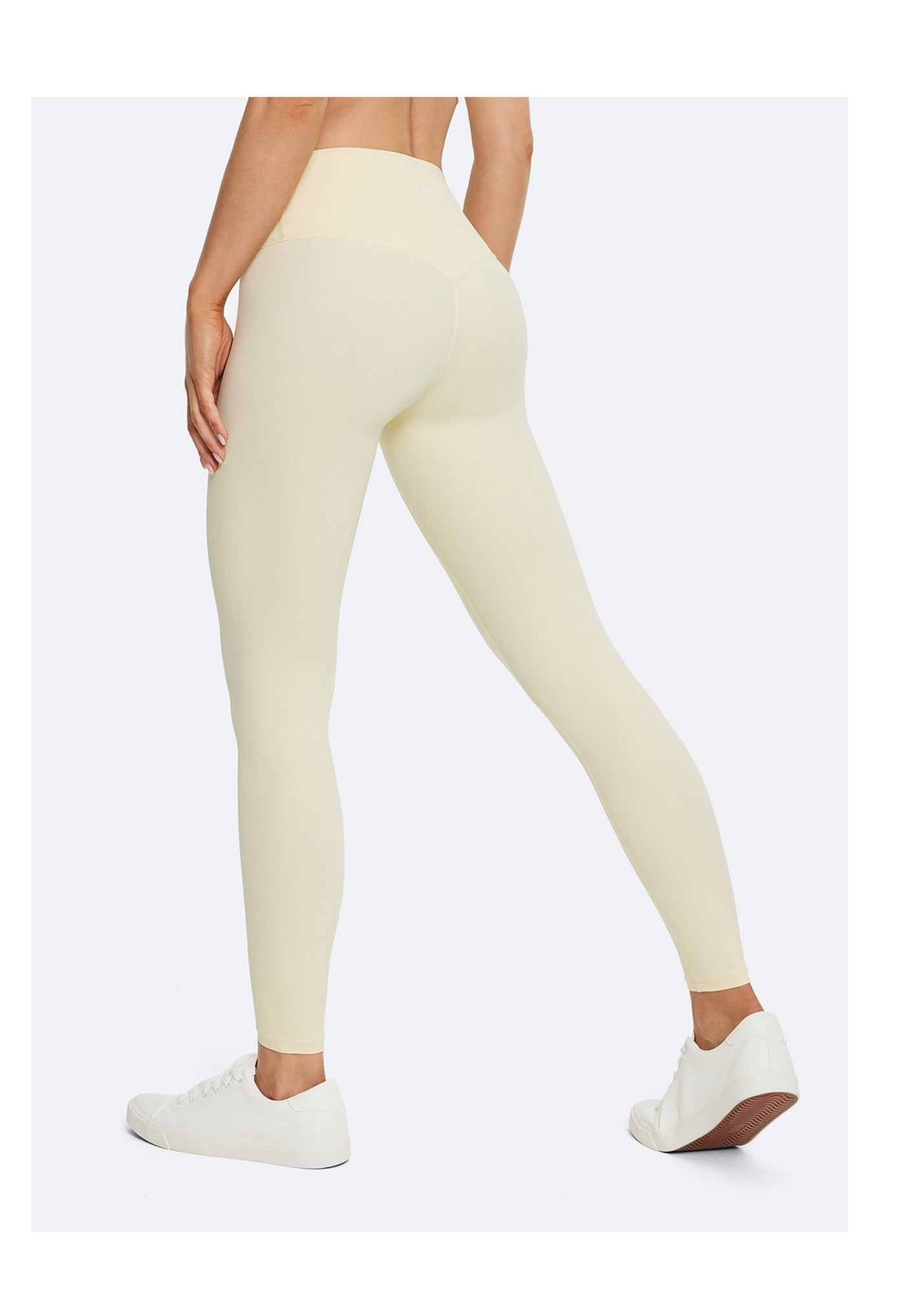 High-Waisted ⅞ Leggings | Butter Yellow