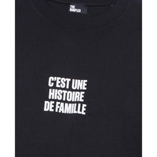 Histoire De Famille Serigraphy T-Shirt | Men | Black Washed