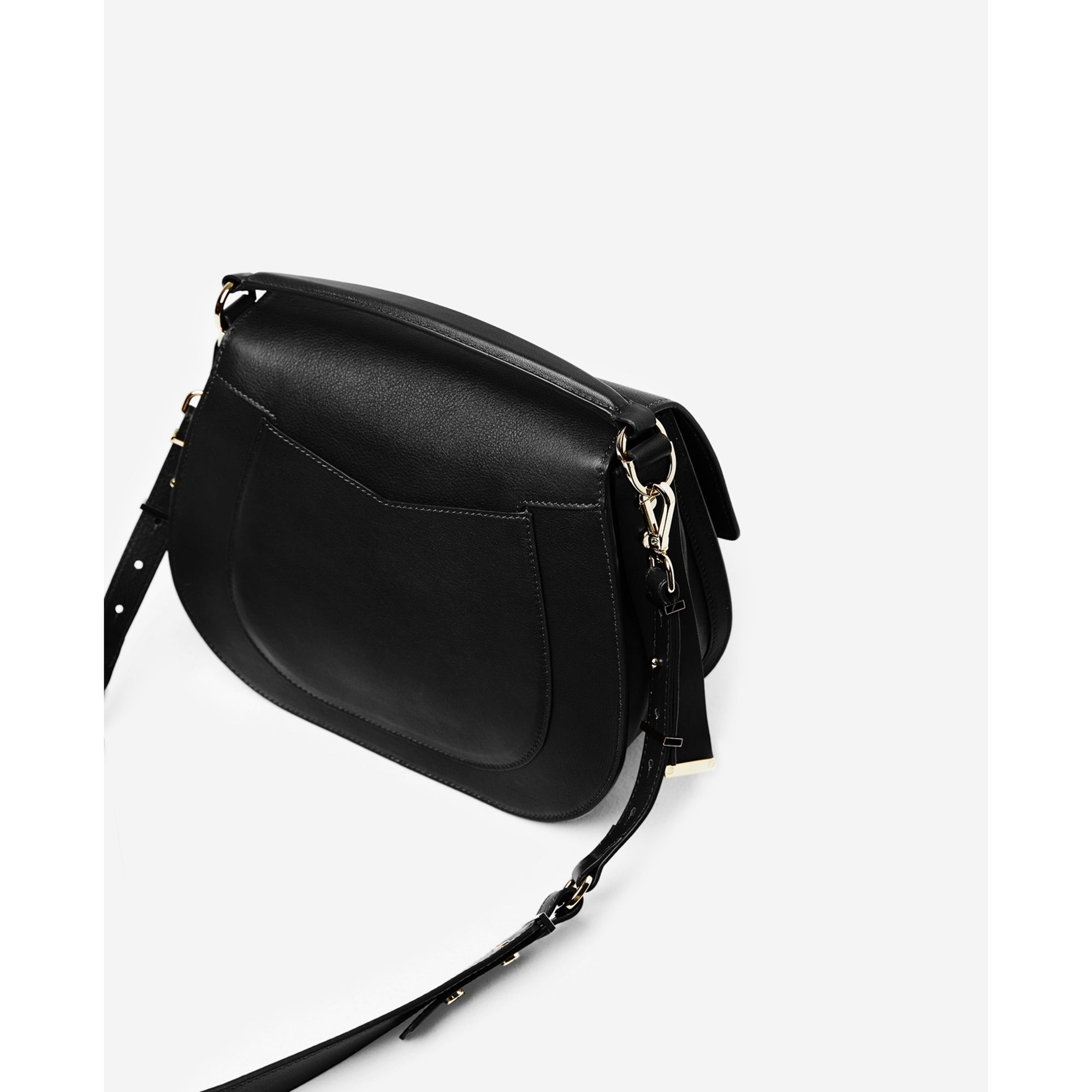 Hobo Maxi Leather Bag In | Women | Black