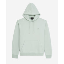 Hooded Mint Sweatshirt With Rubber Logo | Men | Frosty Green