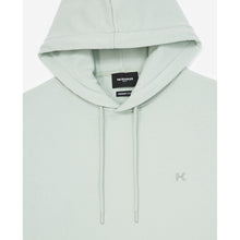 Hooded Mint Sweatshirt With Rubber Logo | Men | Frosty Green