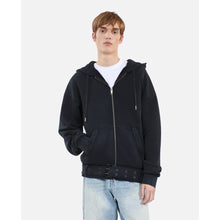 Hoodie | Men | Black Washed