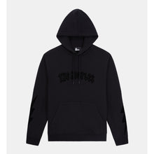 Hoodie With Flocking | Men | Black