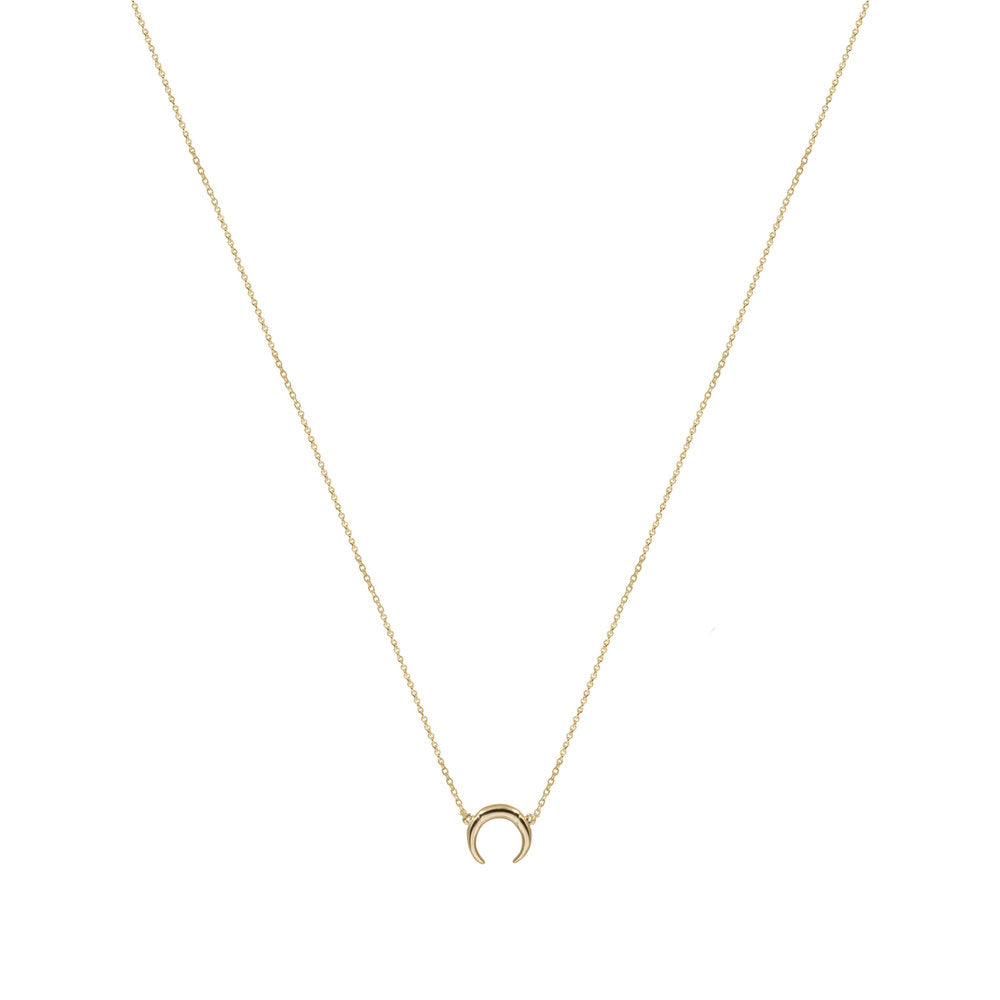 The Mini Horn Necklace | Gold Vermeil & Sterling Silver