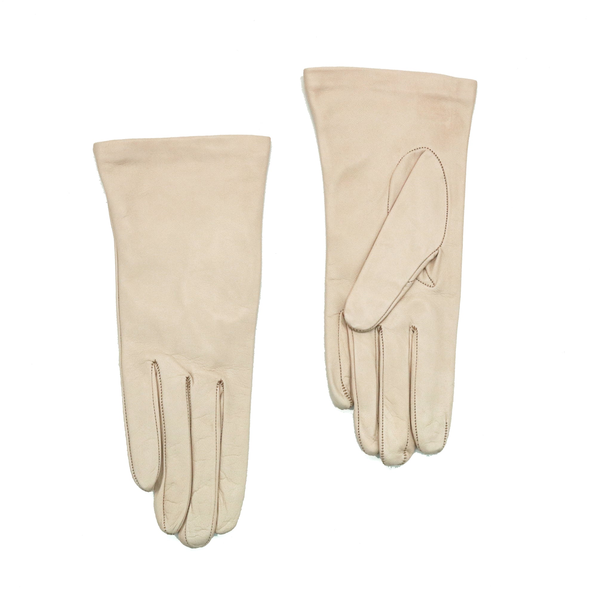 Womens | Silk Lined Leather Gloves | Pink