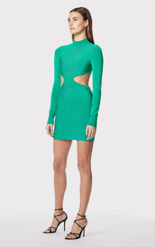 Icon Open Back Mini Dress | Jade