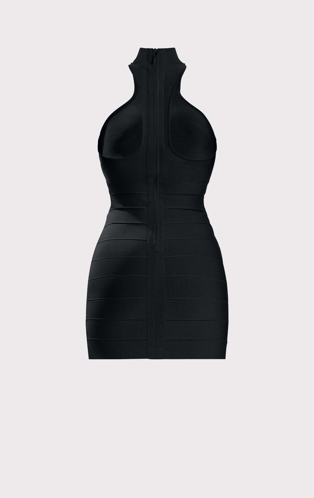 Icon Racer Mini Dress | Black