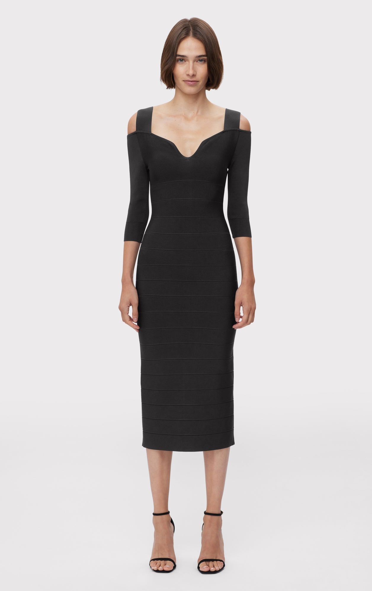 Icon Notched Bateau Midi | Black