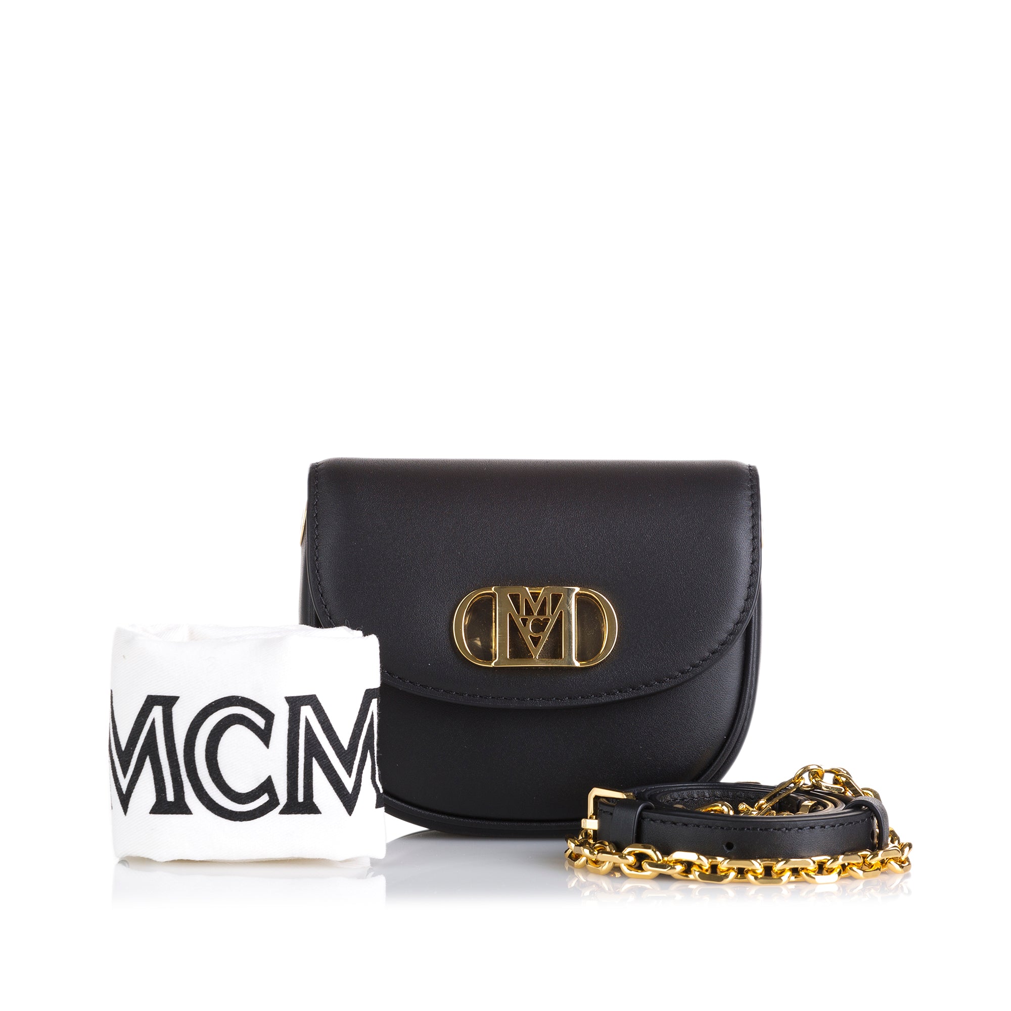 MCM Pre-Owned Mode Travia Flap | Women | Black